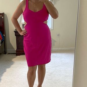 Express Hot Pink Dress Size 10